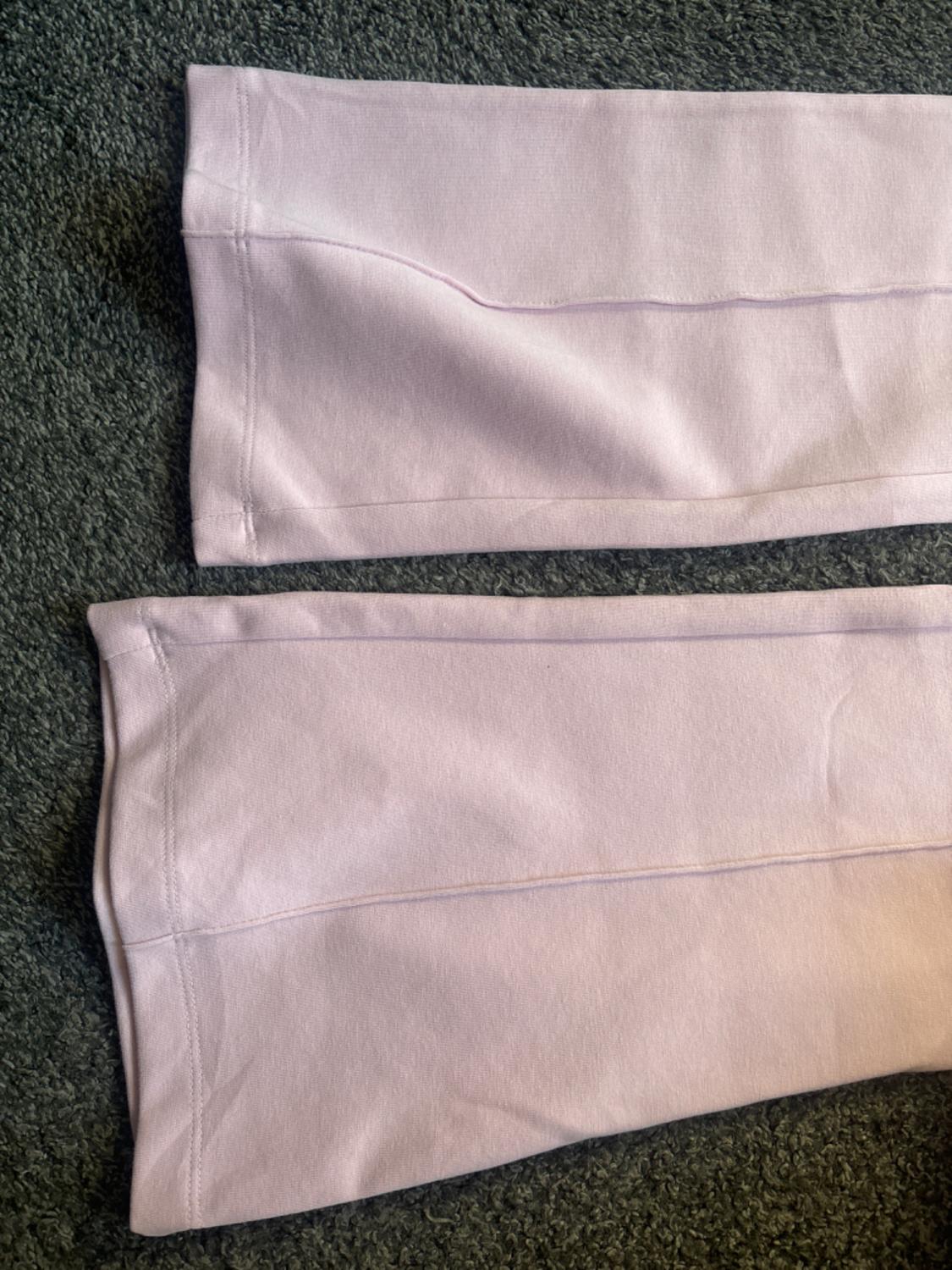 STITCHED INTERLOCK BELL BOTTOM TROUSERS - Image 4