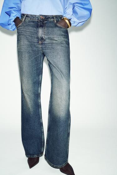 JEAN Z1975 DROIT TAILLE NORMALE - Bleu de Zara
