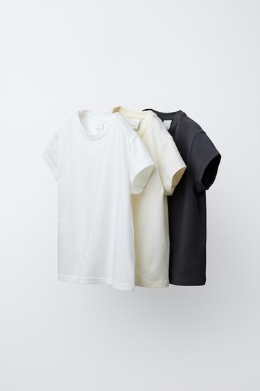 3-PACK OF PLAIN T-SHIRTS - Various by Zara