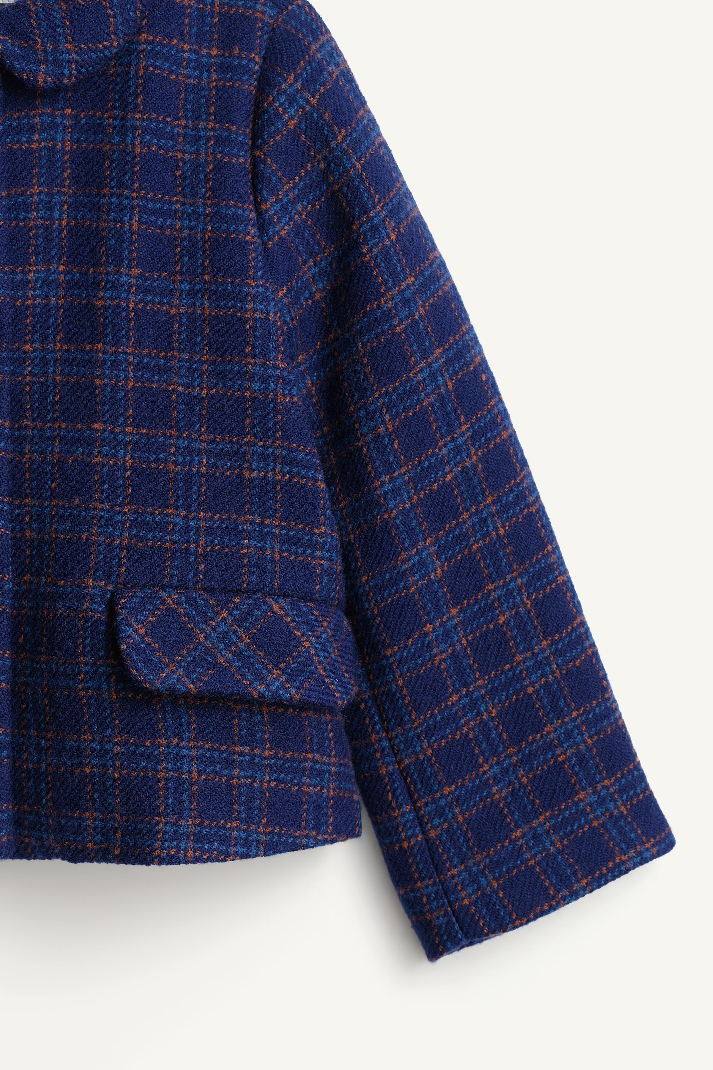 LIMITED EDITION WOOL PLAID COAT