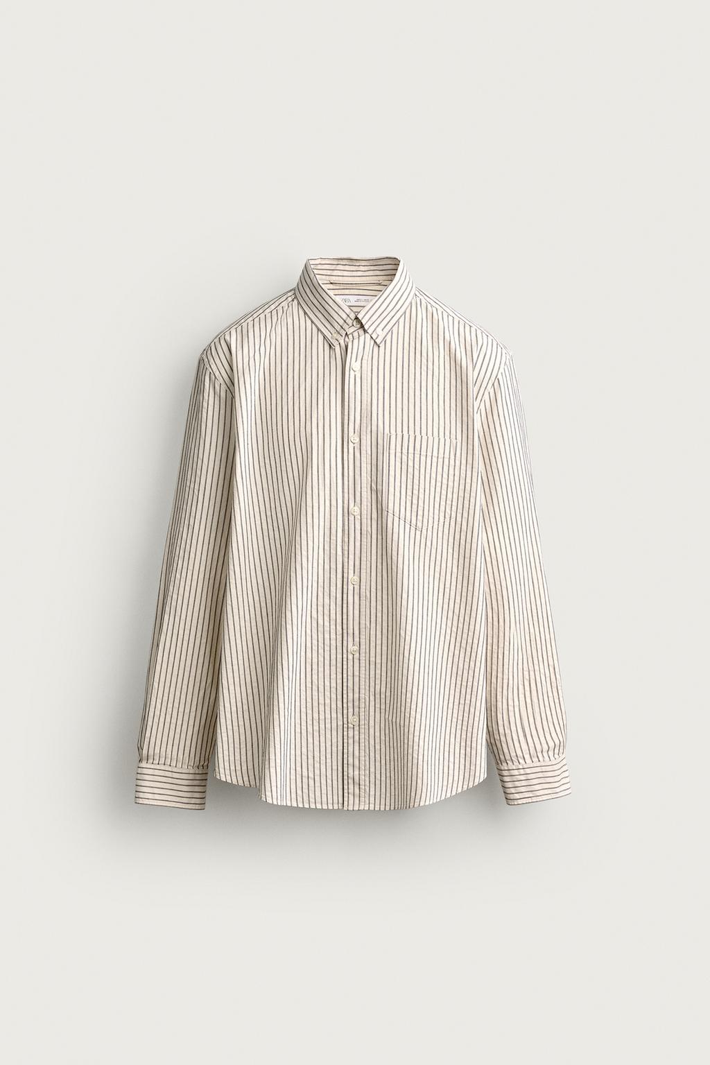 STRIPED RELAXED FIT SHIRT
