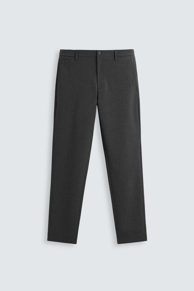 ZARA SLIM FIT COMFORT TROUSERS