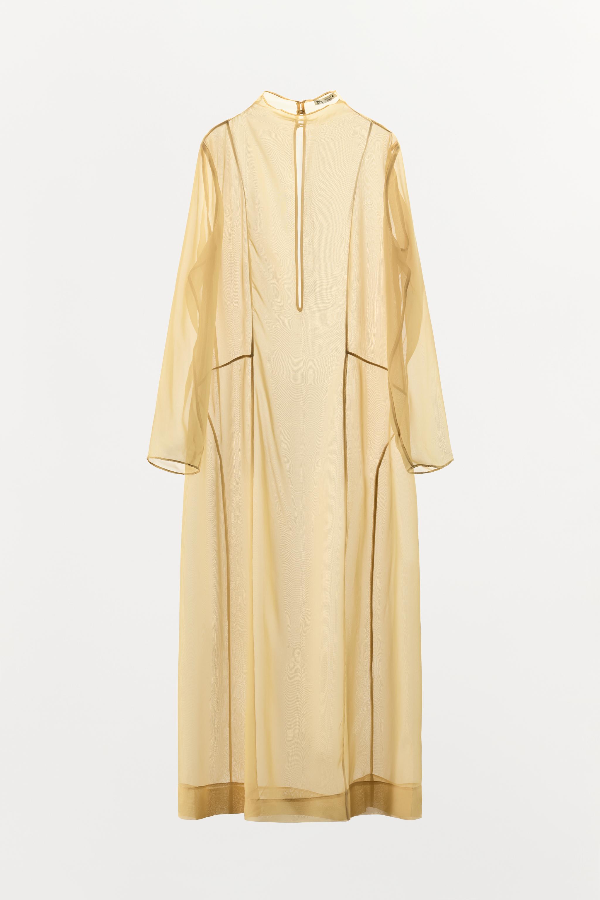 ROBE LONGUE EN ORGANZA
