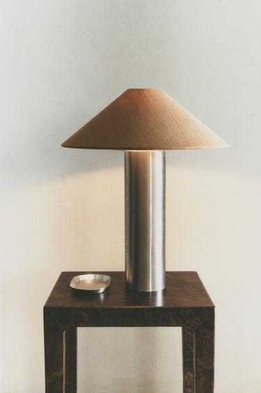 Zara TABLE LAMP WITH METAL BASE - P