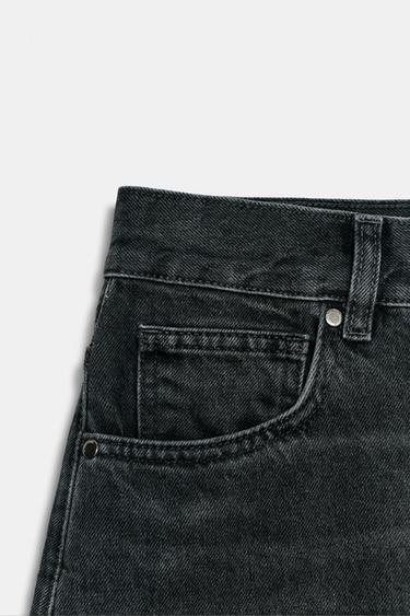 JEAN ZW COLLECTION BARREL TAILLE HAUTE - Noir de Zara - Image 6