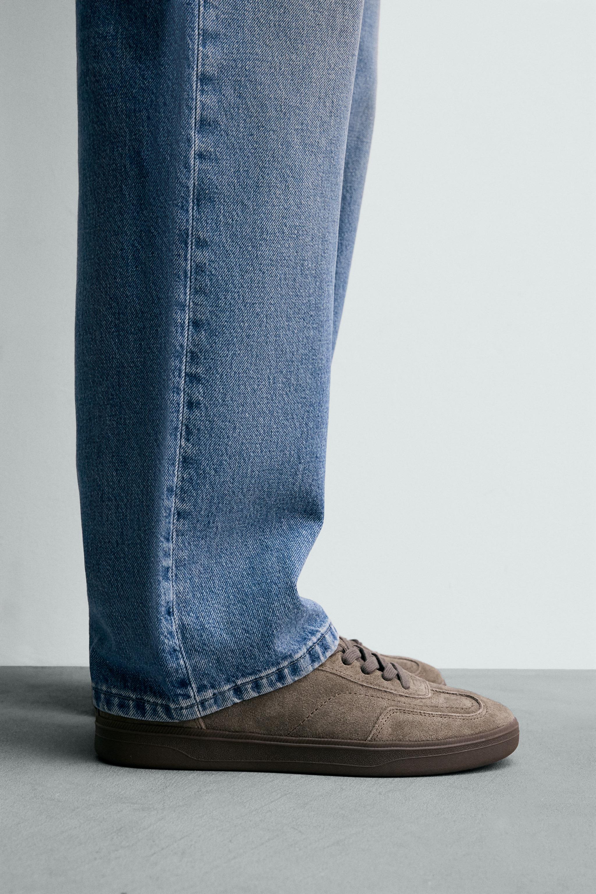 BASKETS EN CUIR