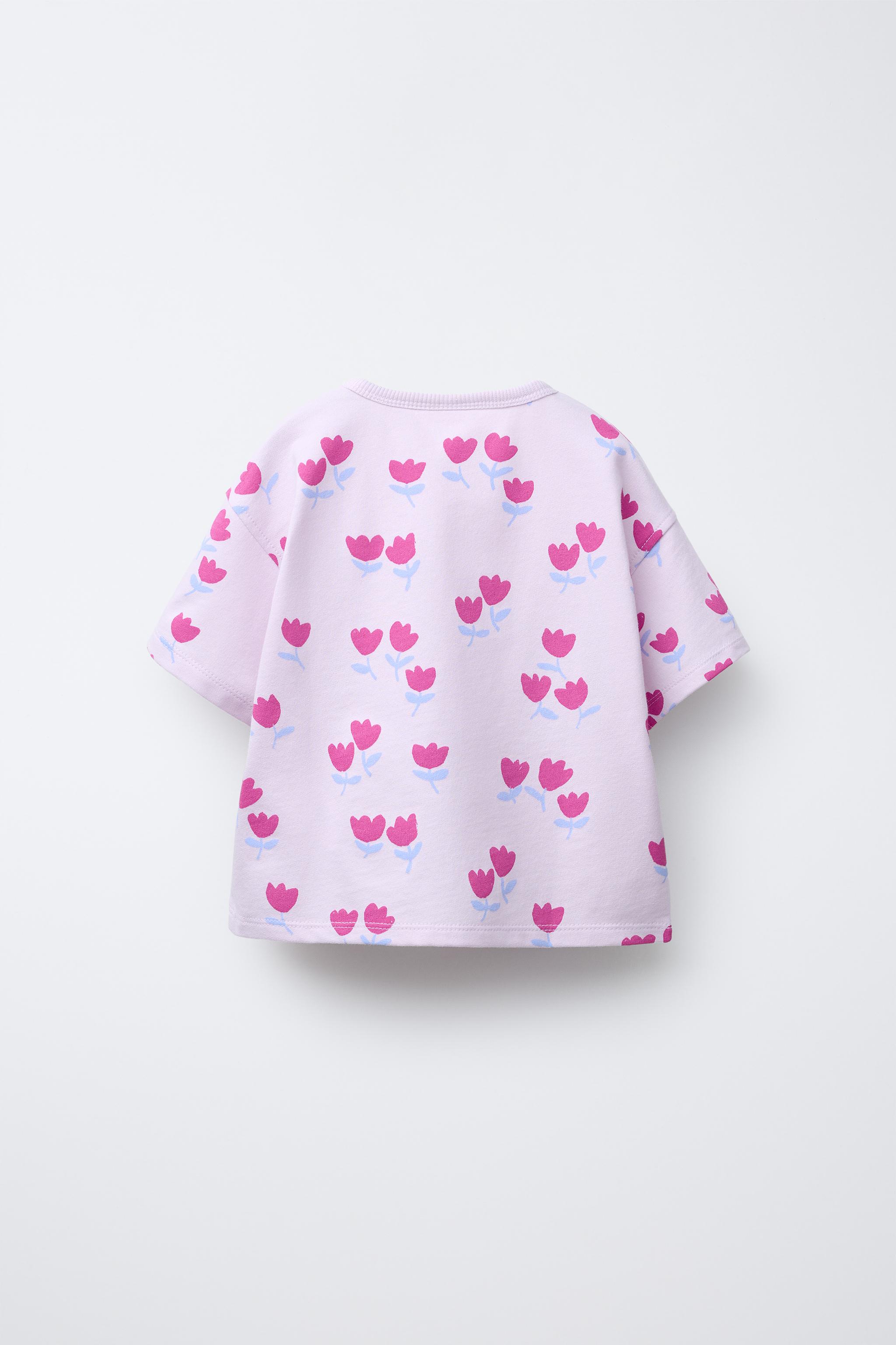 即完売　希少　ZARA ザラ　ピンクパンサー　スウェット　ロング　ロンT ザラ ZARA - 即完売 希少 ZARA ザラ ピンクパンサー スウェット
