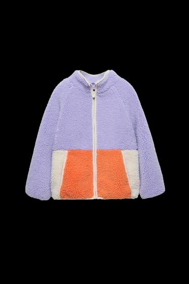 FAUX SHEARLING SKI COLLECTION JACKET - Ecru by Zara - Image 5