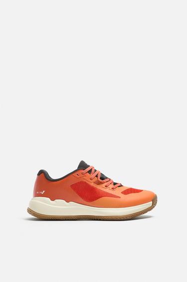 COURT SPORTS TRAINERS - Orange by Zara