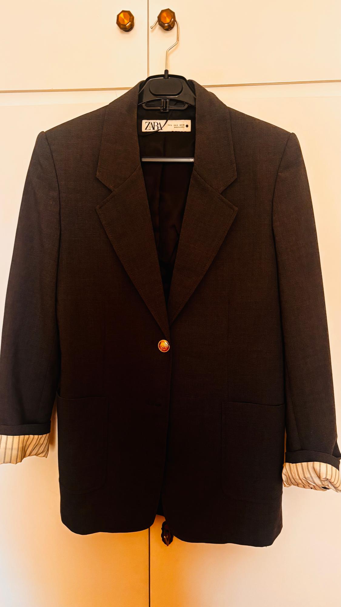 STRAIGHT PATCH POCKET BLAZER ZW COLLECTION - Image 3