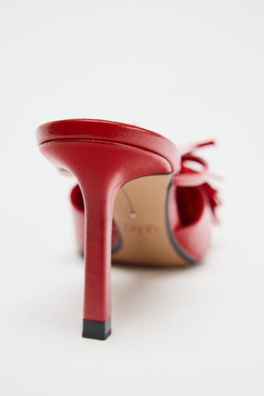 FRINGED HIGH-HEEL SANDALS - Coral Red by Zara - Image 5
