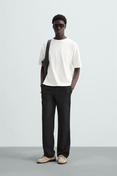 CAMISETA RELAXED FIT - Branco da Zara - Imagem 0