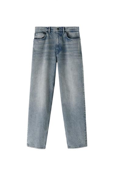 JEANS BAGGY FIT - Gris azul de Zara