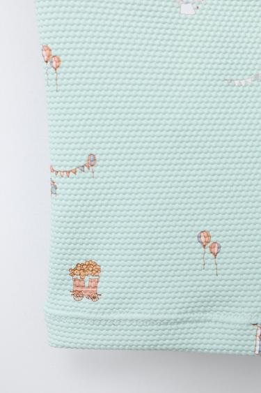 AGES 1-6 / CIRCUS BOXER SWIMSUIT - Sea green by Zara - Image 3