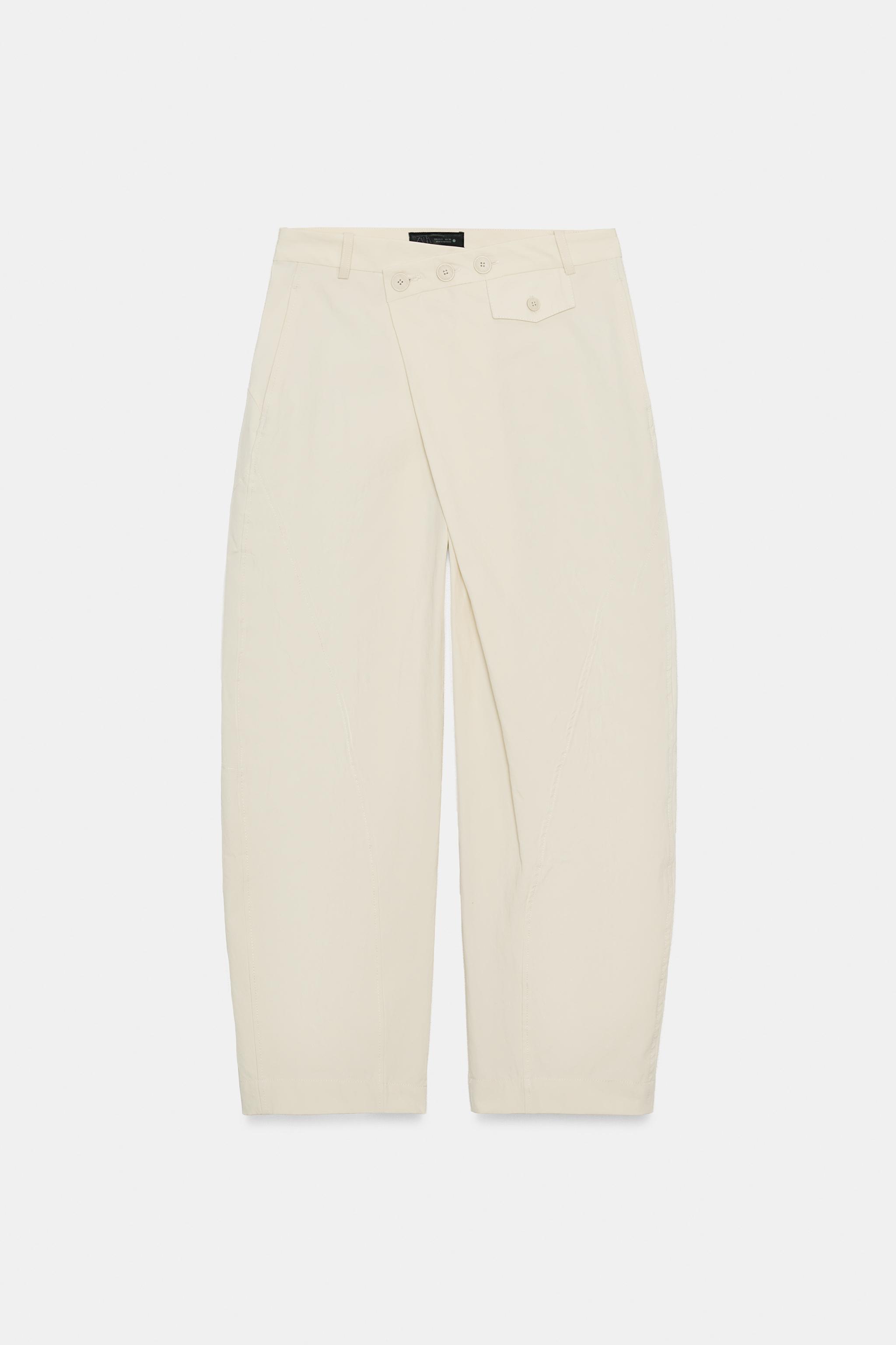 ZW COLLECTION WRAP BUTTON PANTS