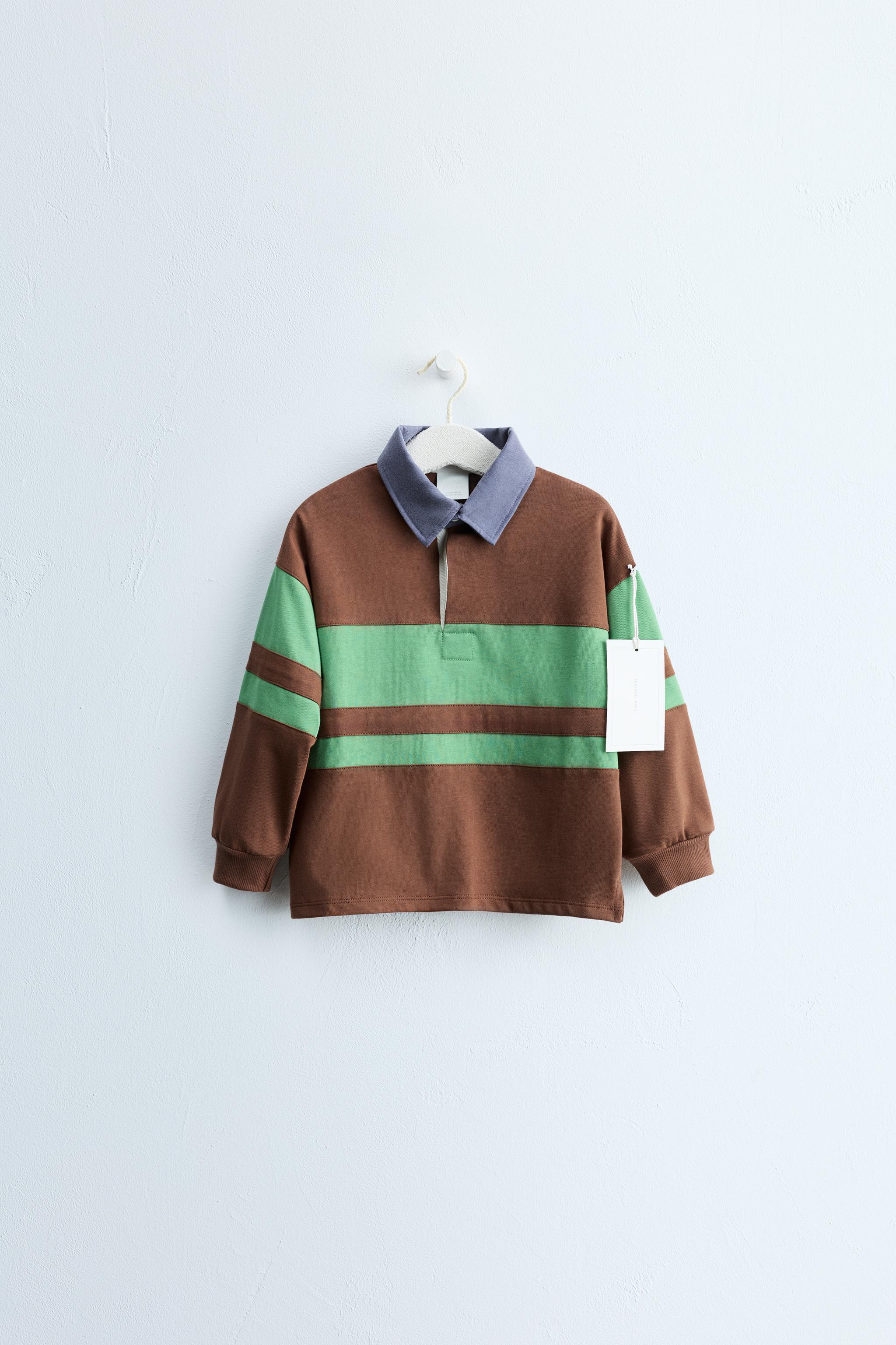 ZARA TIMELESS - STRIPED PRINT POLO SHIRT