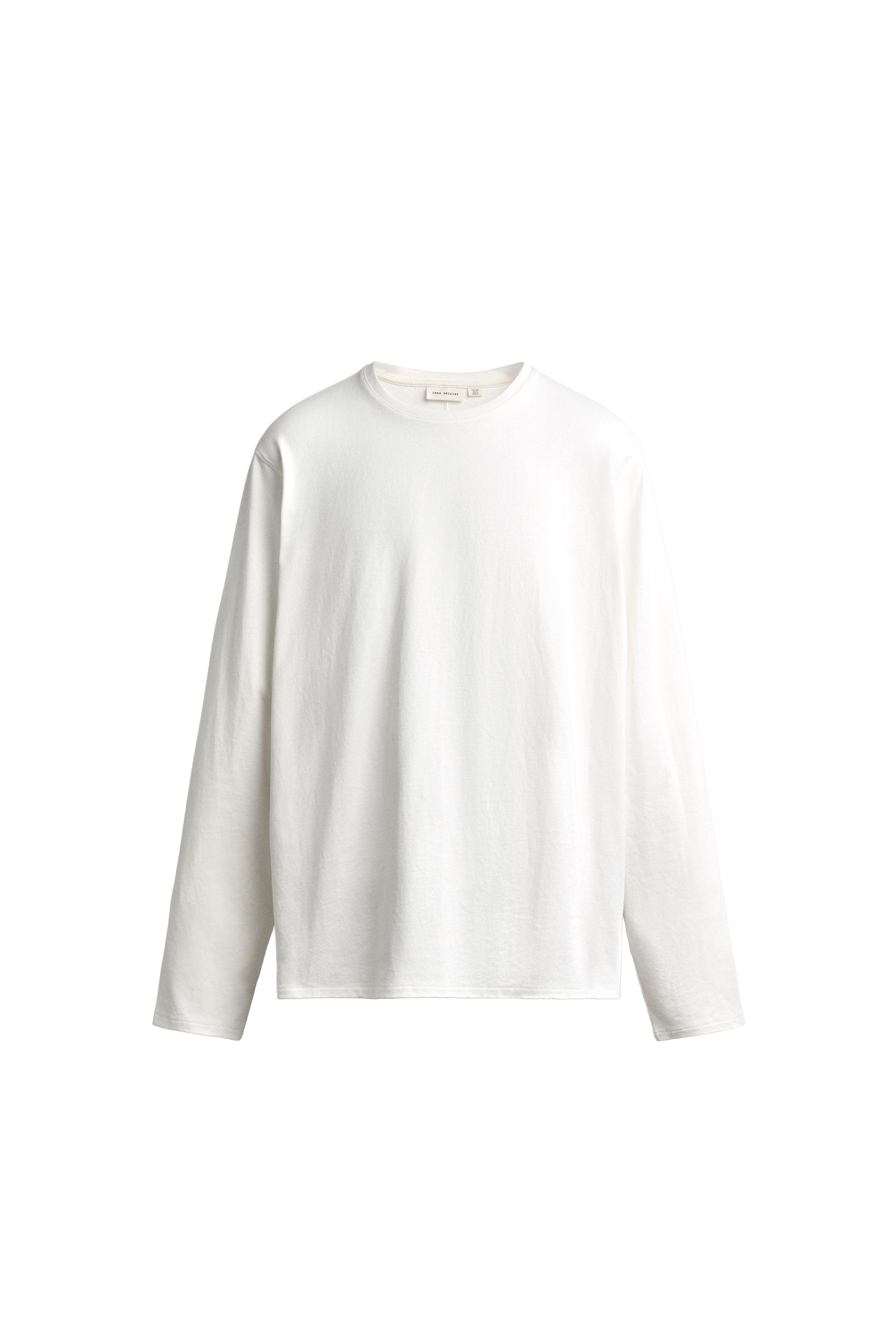 T-SHIRT COUPE DÉCONTRACTÉE À MANCHES LONGUES