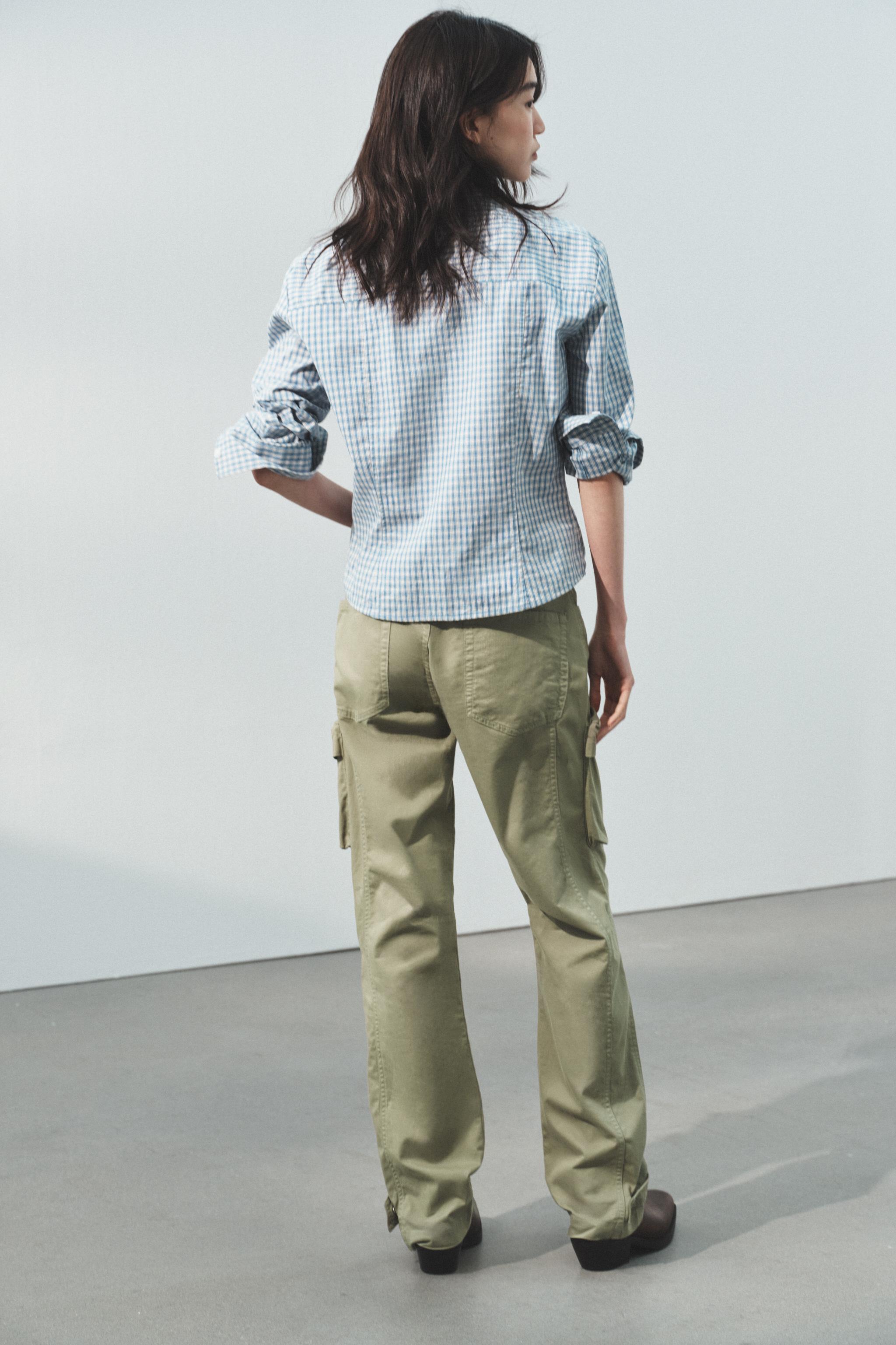 STRAIGHT-LEG CARGO TROUSERS