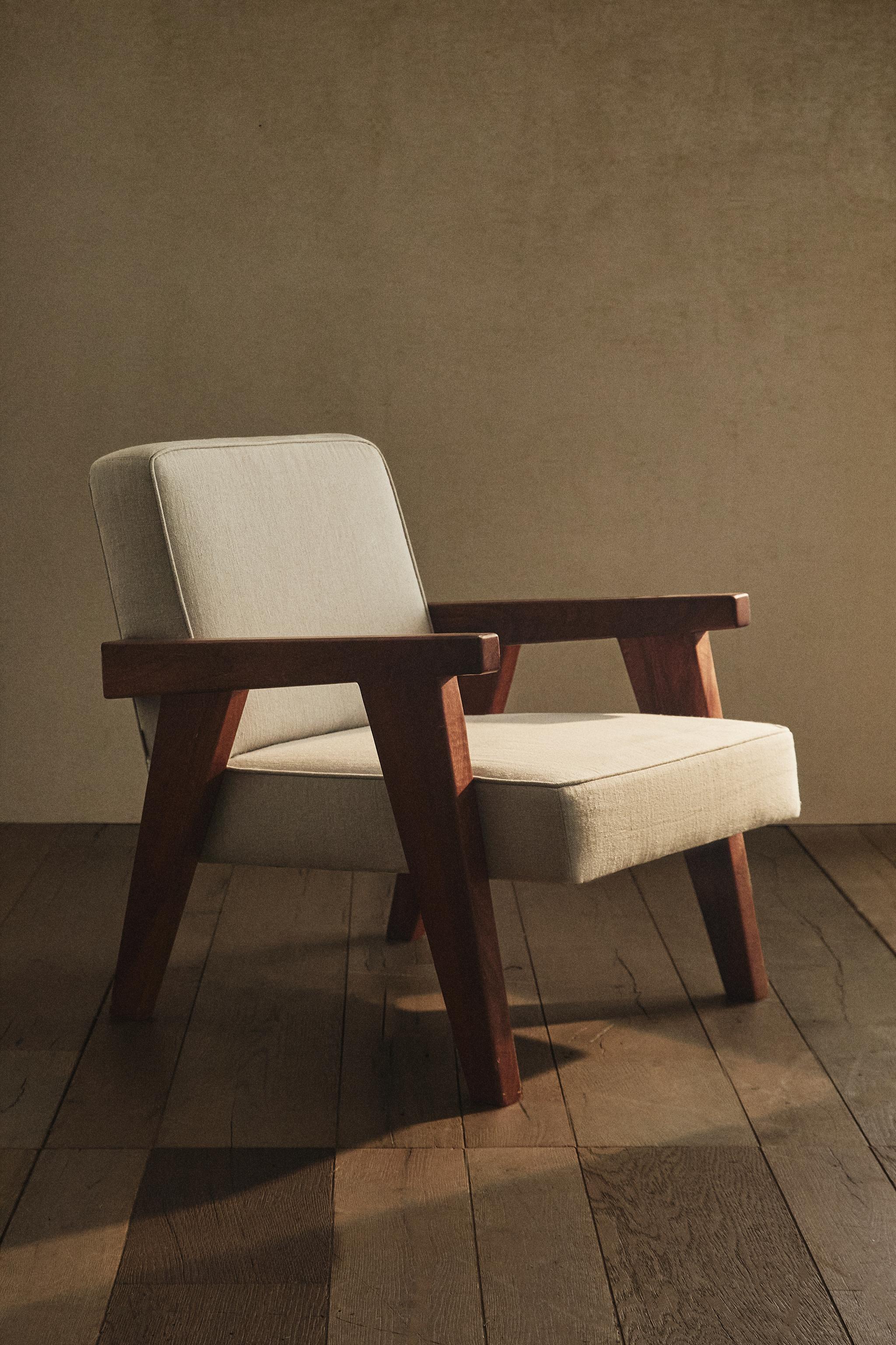 ZARA HOME BY BLASCO アップホルスタード ウォールナット アーム