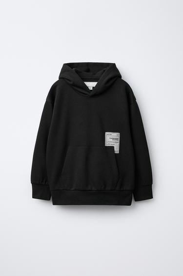 INTERLOCK HOODIE AND JOGGERS SET - Black by Zara - Image 1