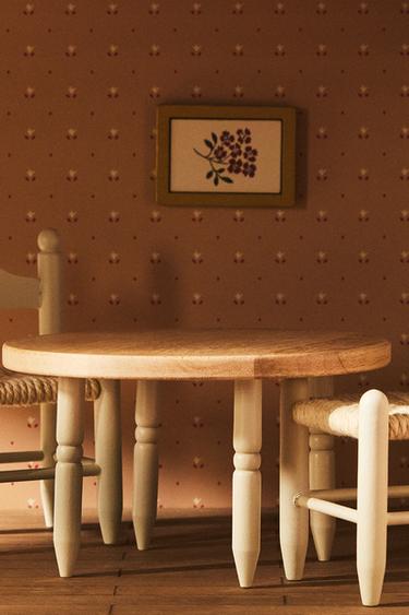 CHILDREN’S DOLL HOUSE DINING ROOM TOY SET - Cream by Zara - Image 5