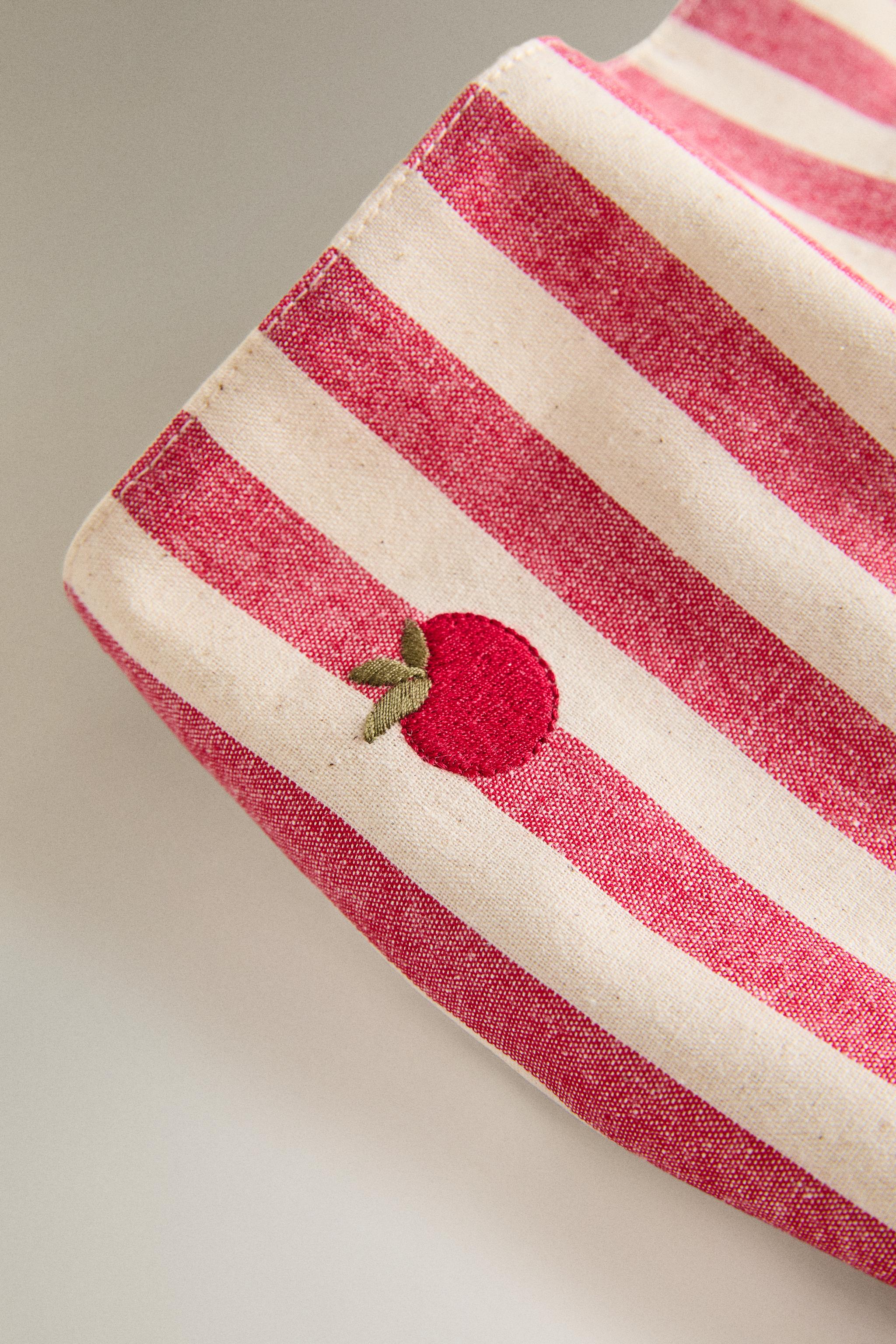 BANDANA RAYÉE TOMATE POUR ANIMAUX