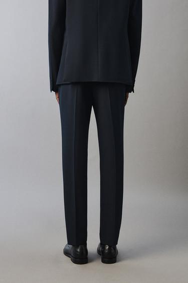 PANTALON DE COSTUME CONFORT - Bleu marine de Zara - Image 2