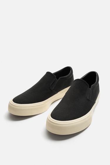 CHAUSSURE SANS LACETS EN TISSU - Noir de Zara - Image 3
