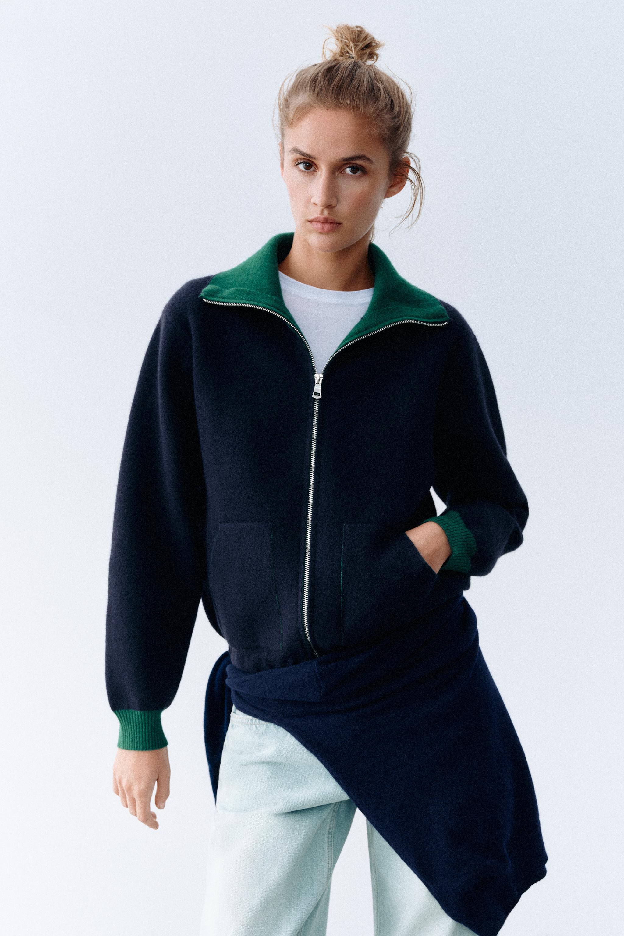 ZIP-UP CARDIGAN