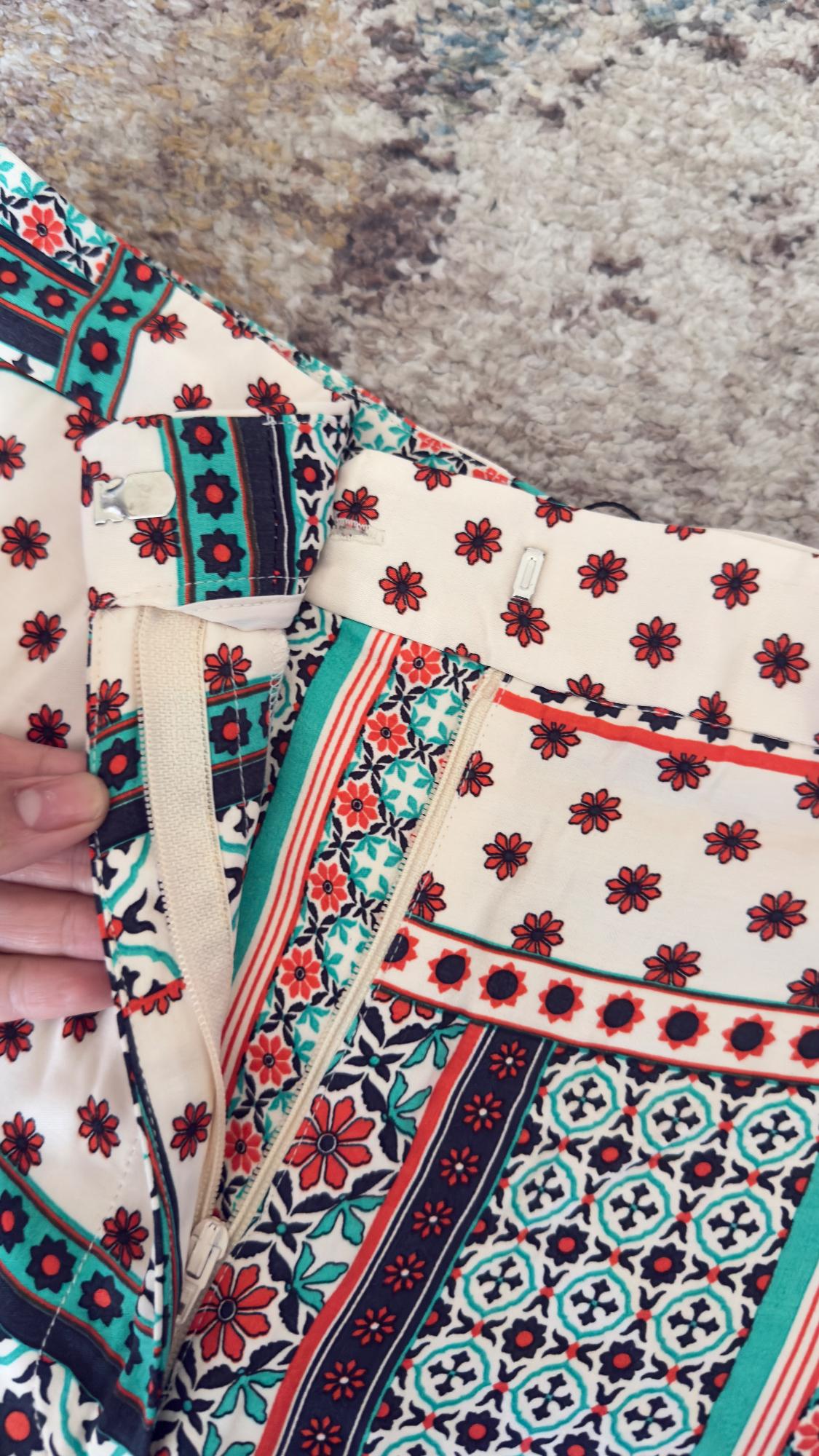 PRINTED WIDE LEG PANTS - Image 3