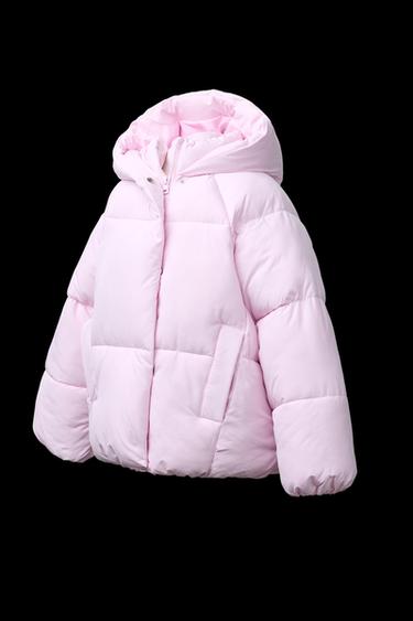 STEPPJACKE MIT KAPUZE - Rosa von Zara