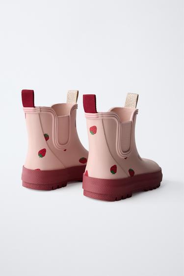 STRAWBERRY WELLIES - Pink by Zara - Image 4
