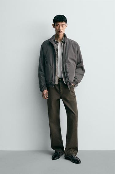 워터프루프 패딩 하이테크 재킷 - Zara 다크 그레이