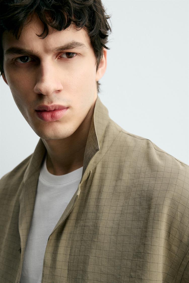 ZARA FLOWING CHECK SHIRT