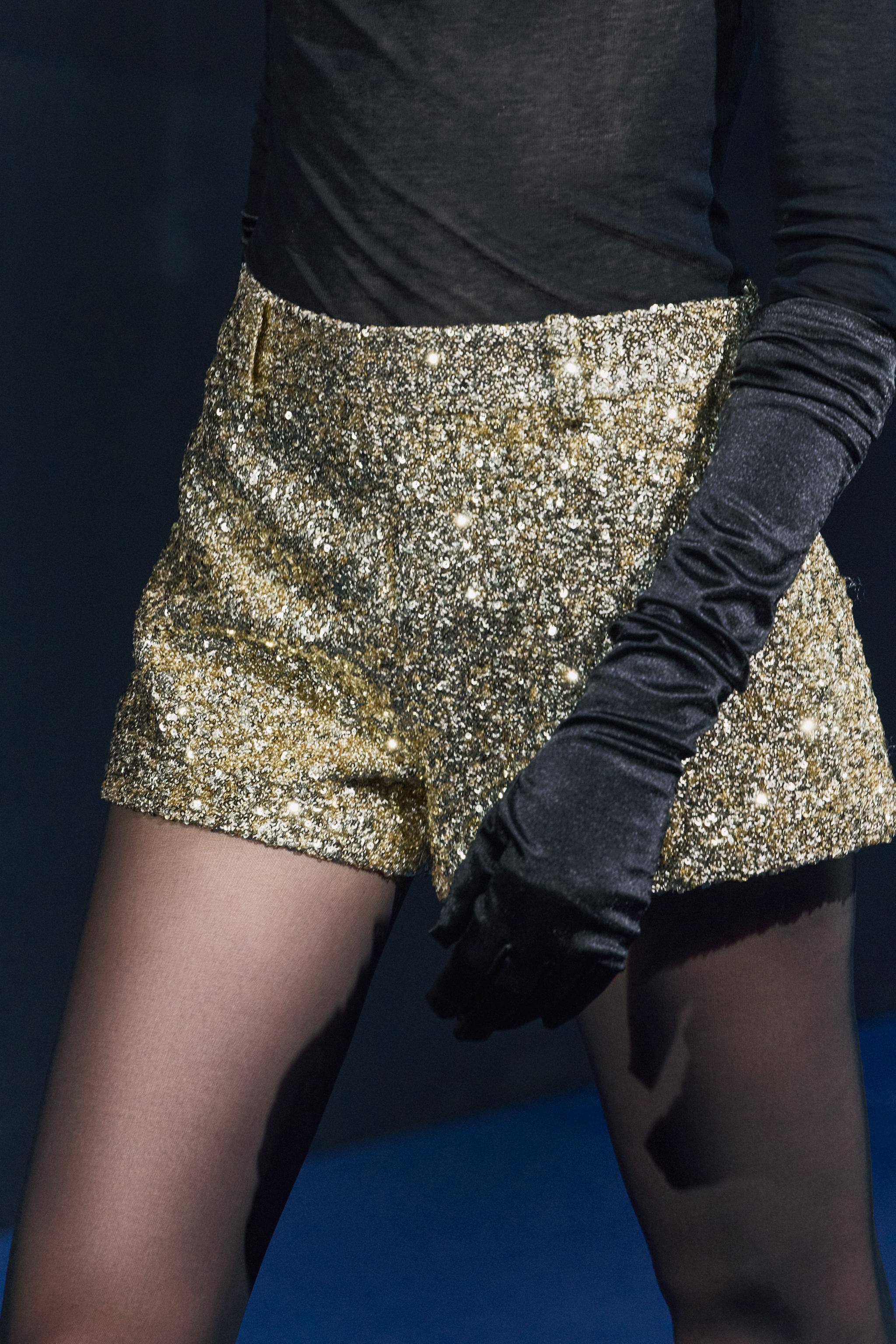 Shorts paillettes oro on sale