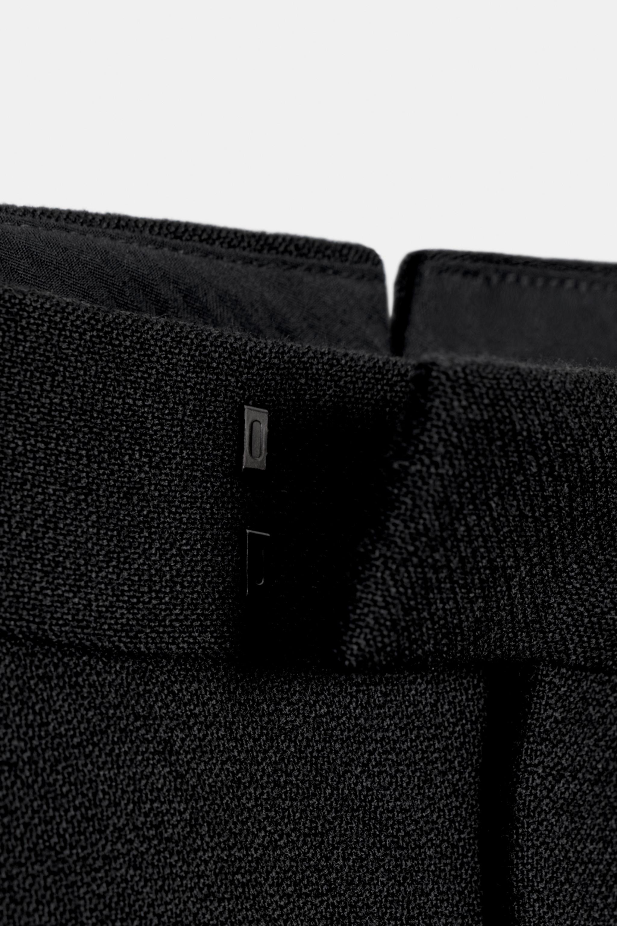 LIMITED EDITION WOOL BLEND PLEATED PANTS