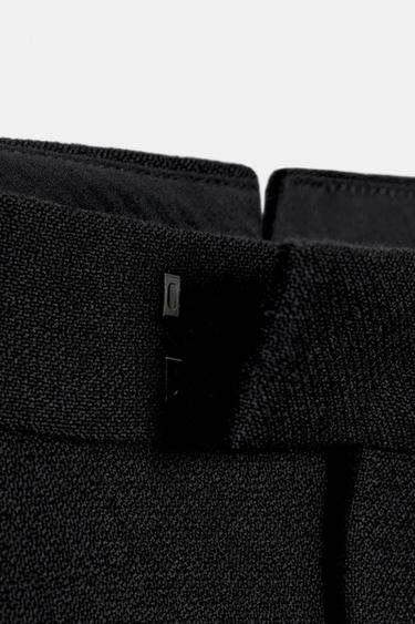 PANTALON À PINCES AVEC LAINE ÉDITION LIMITÉE - Noir de Zara - Image 6