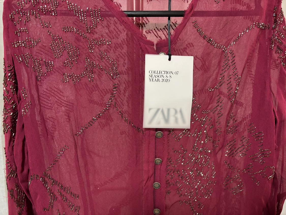 ΗΜΙΔΙΑΦΑΝΗ ΜΠΛΟΥΖΑ ΜΕ ΑΠΛΙΚΕ LIMITED EDITION - Image 5