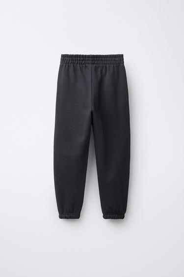 LOT DE DEUX PANTALONS DE JOGGING EN MOLLETON - Gris anthracite de Zara - Image 2