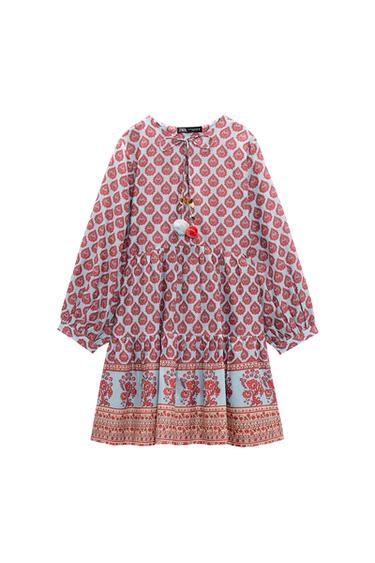 OVERSIZED PRINTED DRESS