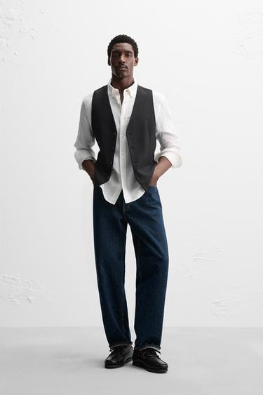 GILET RELAXED FIT ÉDITION LIMITÉE - Noir de Zara - Image 0