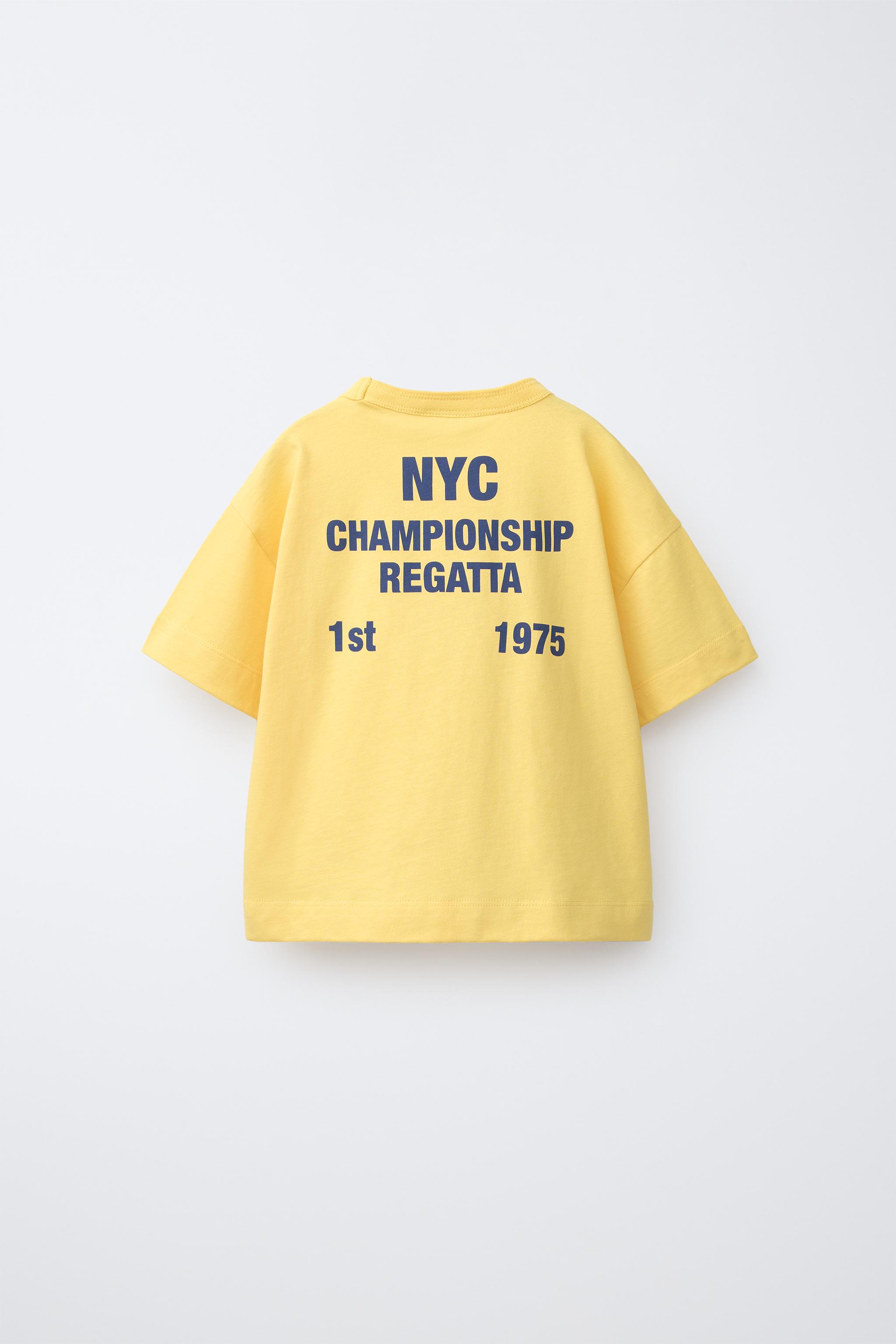Детские футболки Zara NAUTICAL FLAG T-SHIRT — фото 2