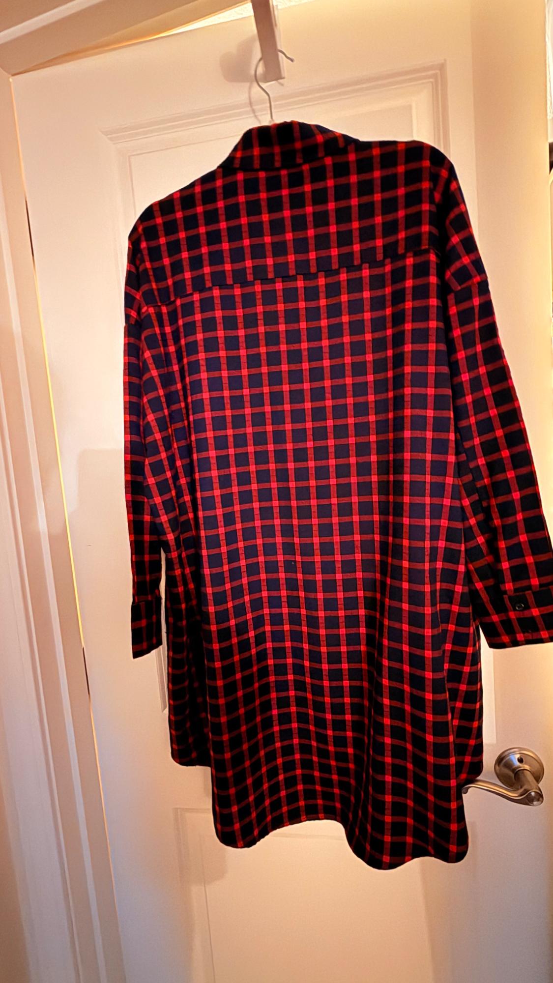 OVERSIZED PLAID SHIRT - Image 2