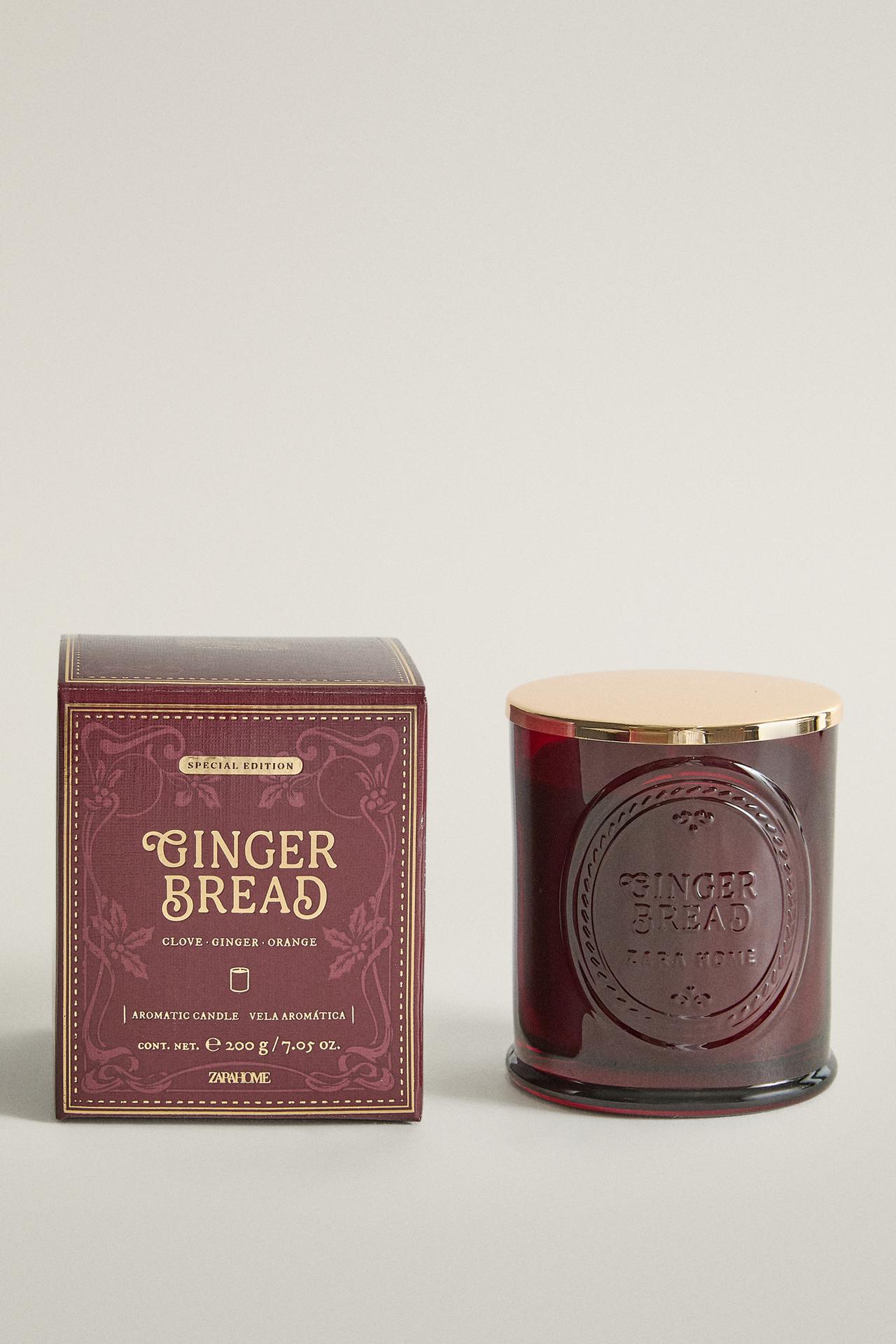 (200 G) GINGERBREAD SCENTED CANDLE