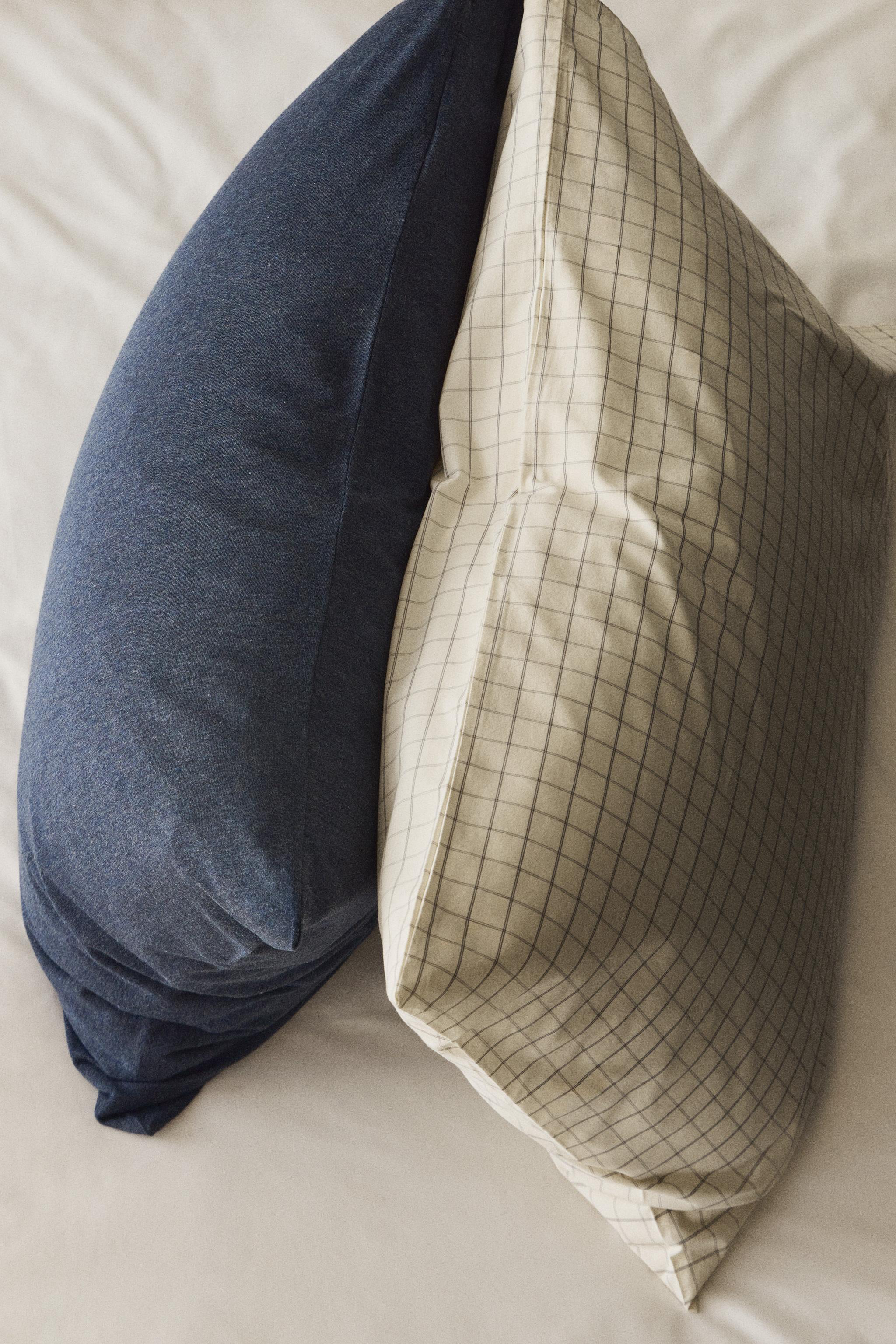 COTTON JERSEY DUVET COVER — Blue