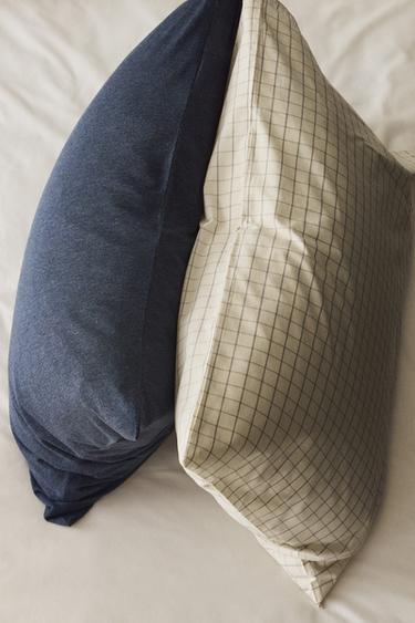 COTTON JERSEY DUVET COVER - Blue by Zara