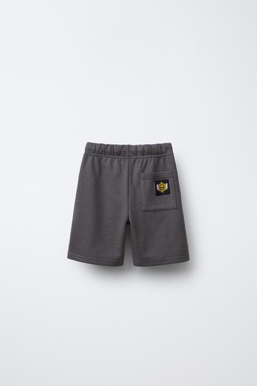 BRAWL STARS © SUPERCELL OY PLUSH BERMUDA SHORTS - Anthracite grey by Zara - Image 1