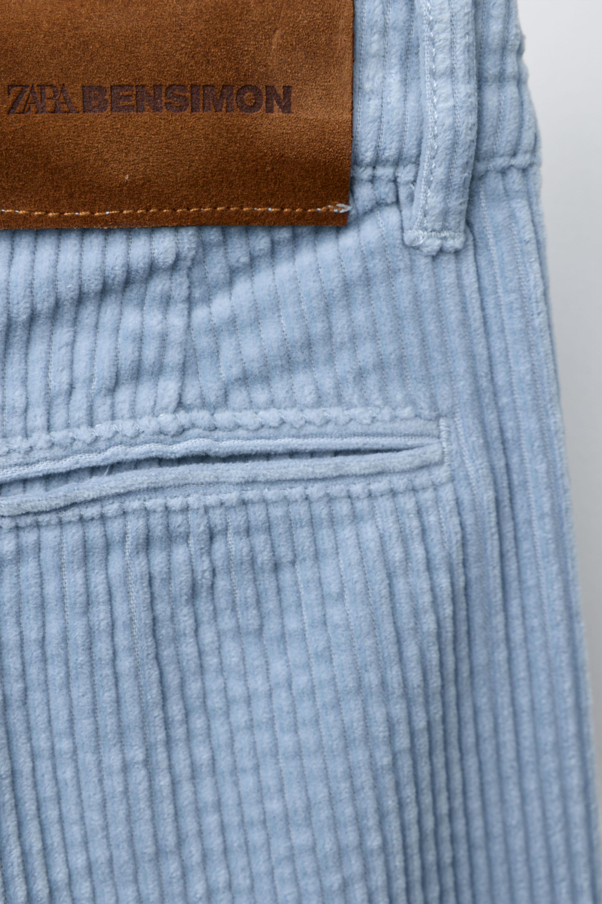 BENSIMON ® X ZARA STRAIGHT CORDUROY PANTS