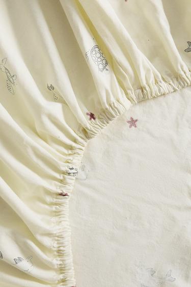DRAP-HOUSSE ENFANT IMPRIMÉ MARIN - Citron vert clair de Zara - Image 4