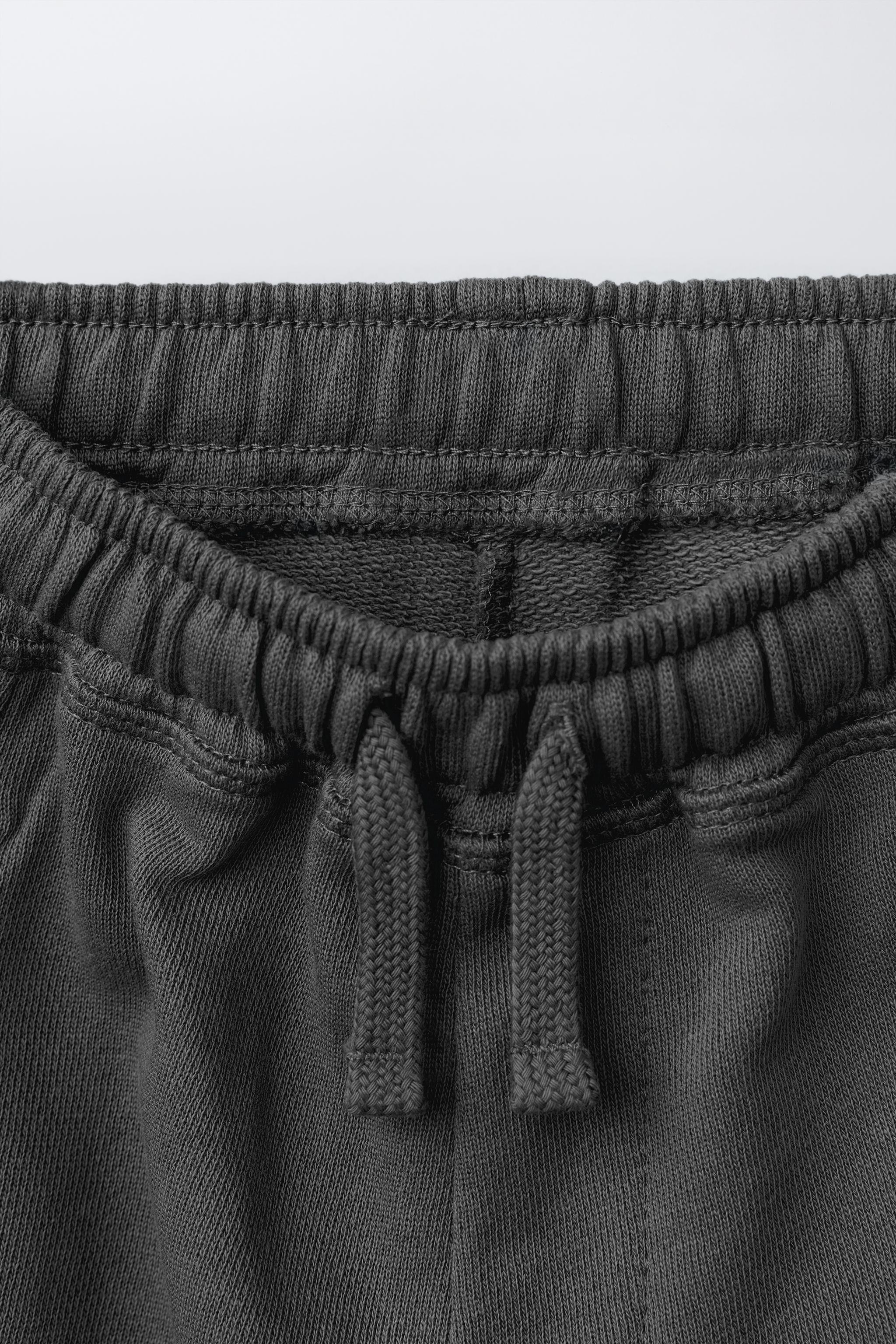BARREL PLUSH PANTS WITH LABEL